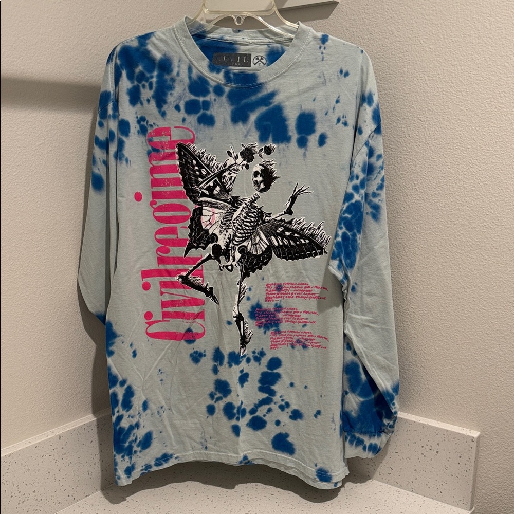 Civil Tshirt Tie Dye size large
